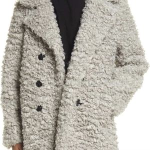 CULT OF INDIVIDUALITY Shag Sherpa Peacoat L